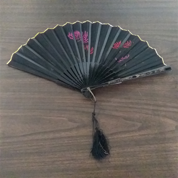 COLLECTION OF HAND FANS