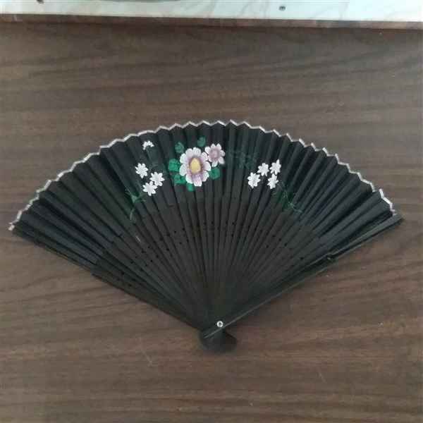 COLLECTION OF HAND FANS