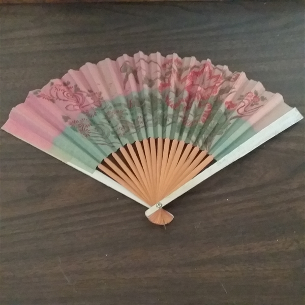 COLLECTION OF HAND FANS