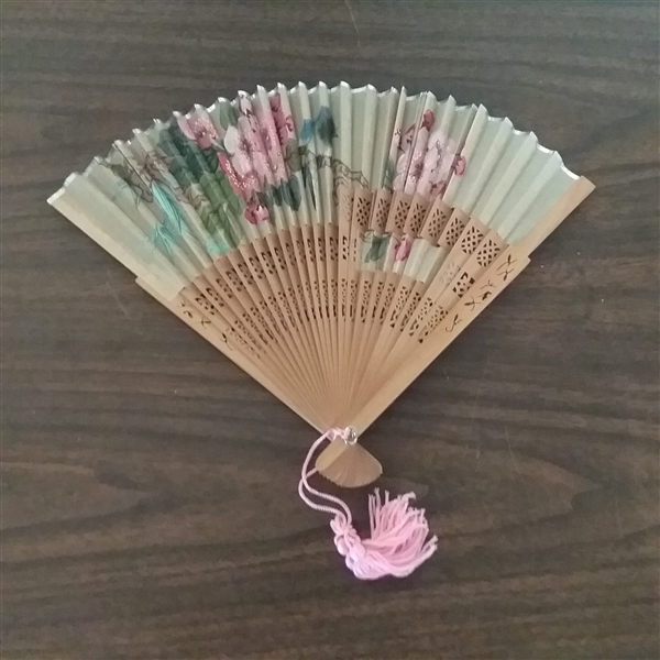 COLLECTION OF HAND FANS