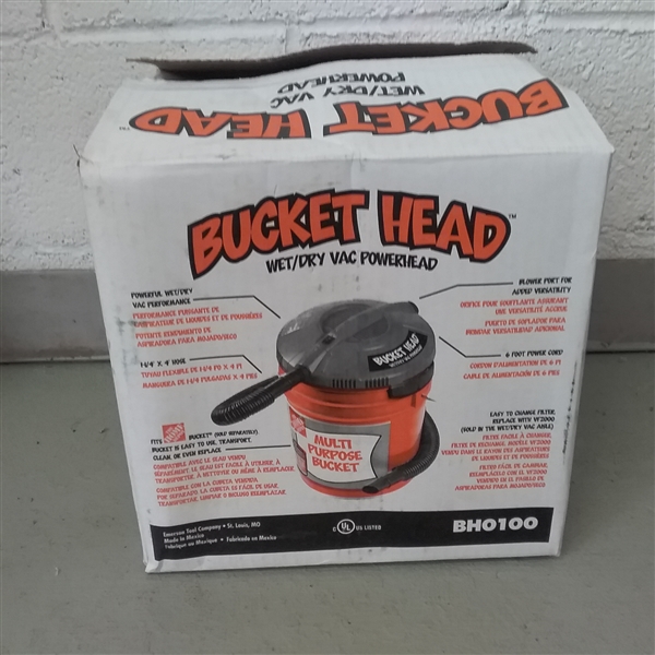 BUCKET HEAD WET/DRY VAC POWERHEAD