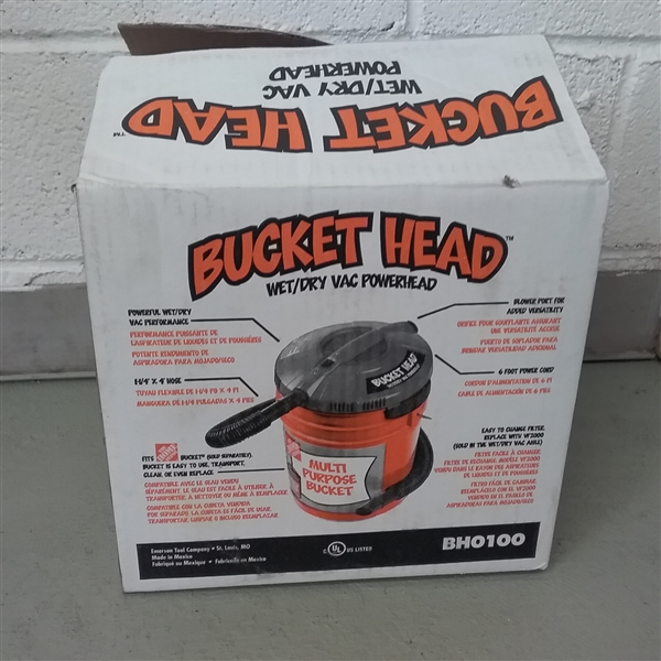 BUCKET HEAD WET/DRY VAC POWERHEAD