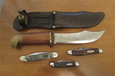 KNIFE COLLECTION - CASE, BOWIE KNIFE & MORE