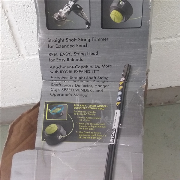 RYOBI 18 STRAIGHT SHAFT STRING TRIMMER EXPAND-IT ATTACHMENT