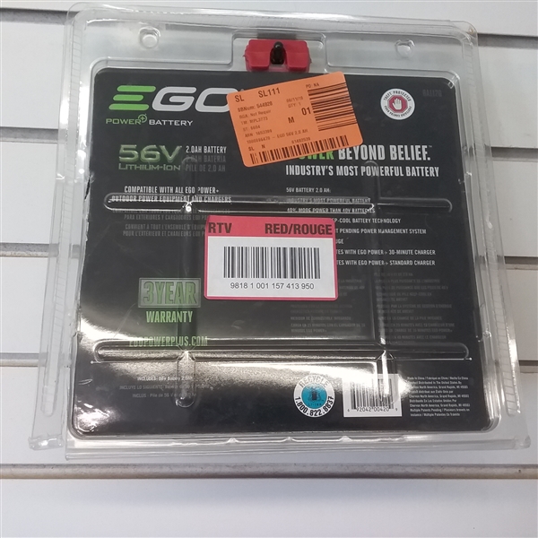 EGO 56V 2.O AH BATTERY