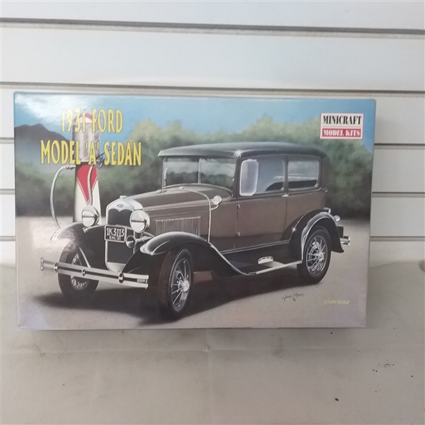 VINTAGE LOOKING METAL CARS, MODELS, AND PIECES IN KITS