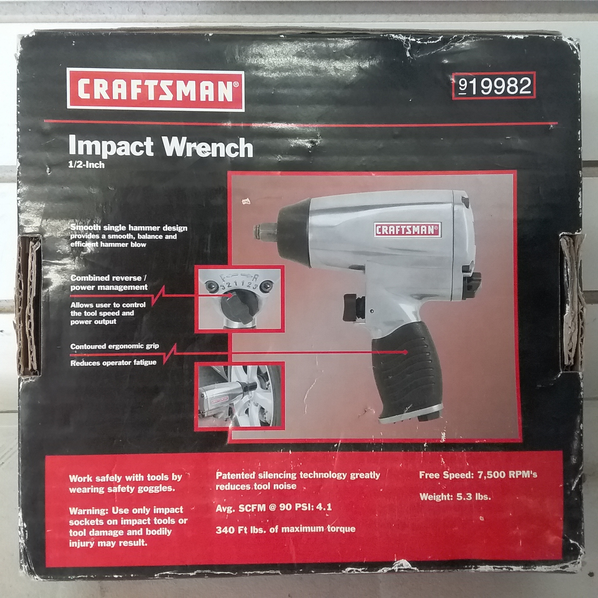 Lot Detail CRAFTSMAN 1/2" IMPACT WRENCH