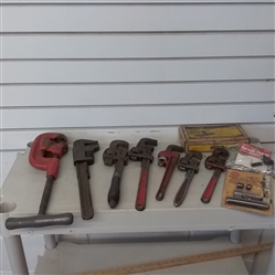 PIPE WRENCHES, PIPE CUTTER & MORE