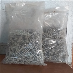 2 BAGS OF 2" TIN ROOFING SCREWS