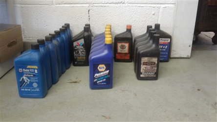MIXED SELECTION OF MOTOR OILS