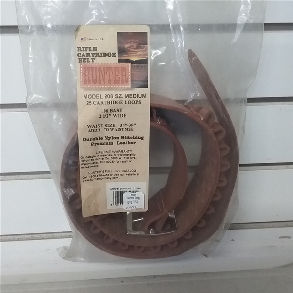 HUNTER RIFLE CARTRIDGE BELT 