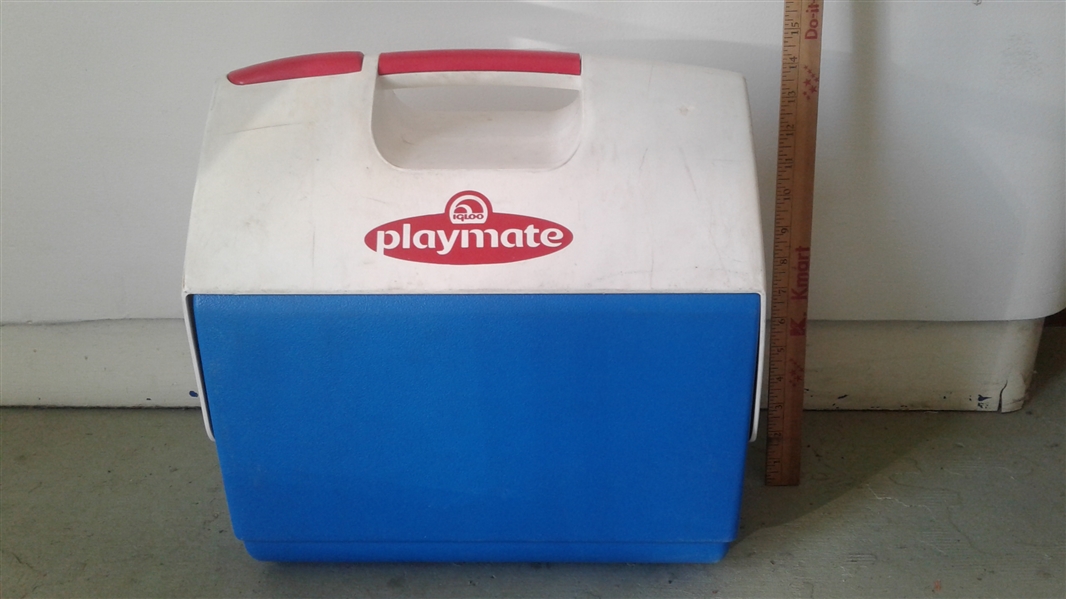IGLOO PLAYMATE ICE CHEST AND ROLLING IGLOO ICE CHEST 