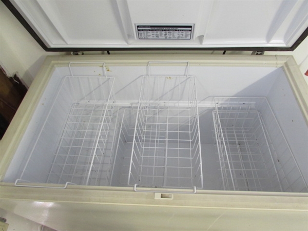SEARS KENMORE CHEST FREEZER