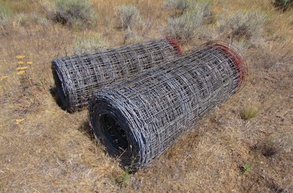 2 ROLLS OF WIRE FENCING