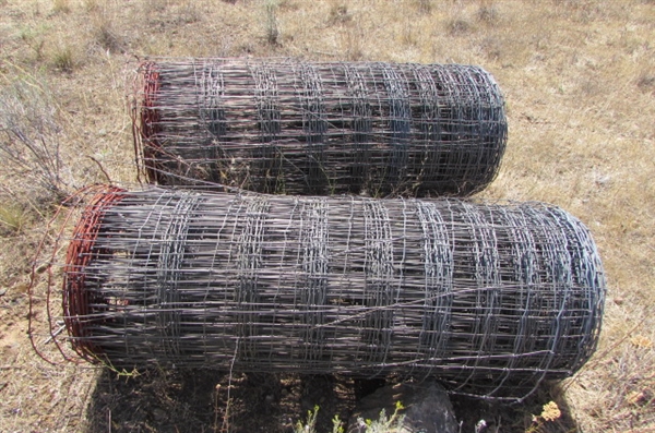 2 ROLLS OF WIRE FENCING