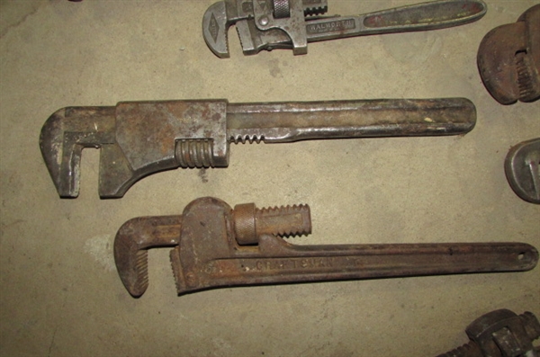VINTAGE PIPE WRENCHES