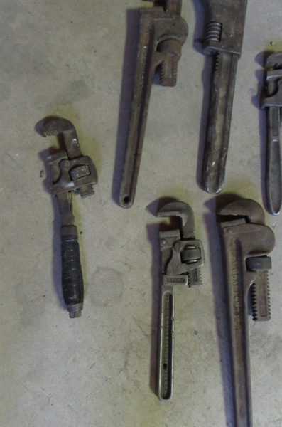 VINTAGE PIPE WRENCHES
