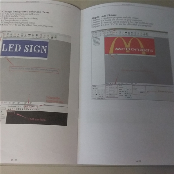 8  x 40 LED DISPLAY SIGN