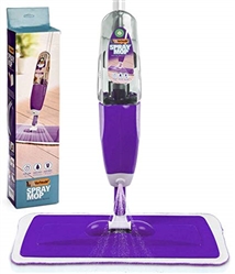VORFREUDE SPRAY MOP REFILLABLE TANK AND MACHINE WASHABLE MICROFIBER PAD 