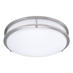 15" LED DIMMABLE DOUBLE RING CEILING LIGHT