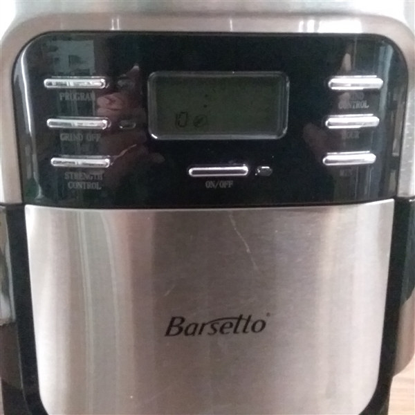 BARSETTO GRIND & BREW AUTOMATIC COFFEE MAKER