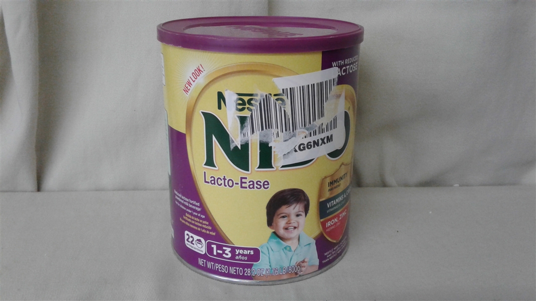 NESTLE NIDO WHOLE MILK POWDER LACTO-EASE REDUCED LACTOSE 1.76LB CANNISTER