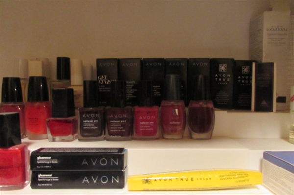AVON NAIL POLISH, MAKEUP, MOISTURIZERS AND MORE