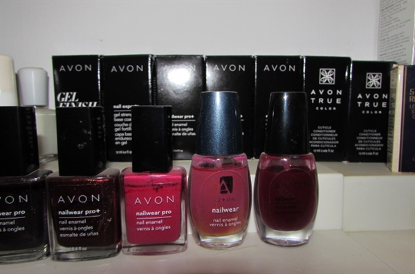 AVON NAIL POLISH, MAKEUP, MOISTURIZERS AND MORE