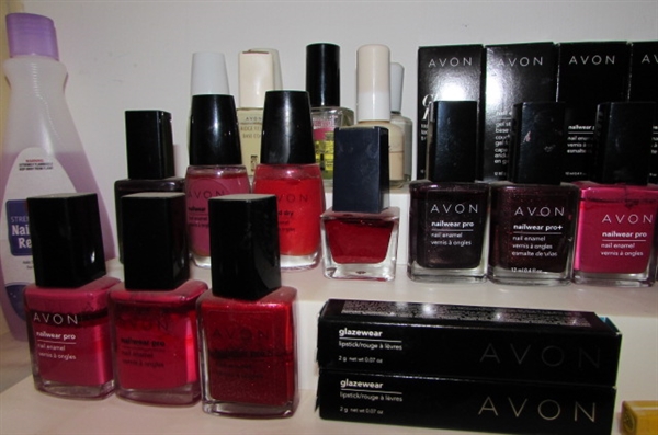 AVON NAIL POLISH, MAKEUP, MOISTURIZERS AND MORE