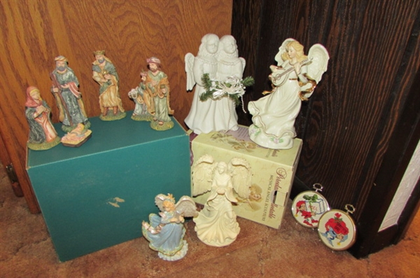 NATIVITY & ANGEL FIGURINES