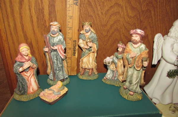 NATIVITY & ANGEL FIGURINES