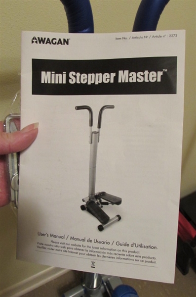 MINI STEPPER, WONDER ARMS & DUMBBELLS