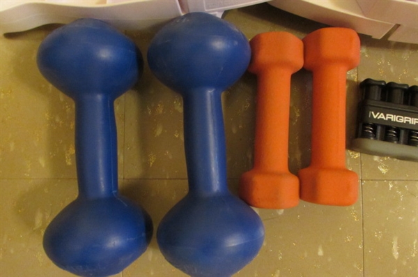 MINI STEPPER, WONDER ARMS & DUMBBELLS