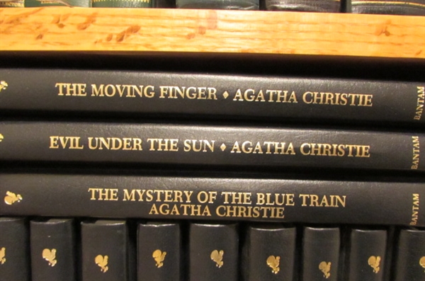 HUGE AGATHA CHRISTIE NOVEL COLLECTION WITH AUTOBIOGRAPHY