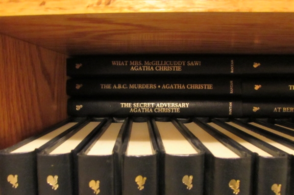 HUGE AGATHA CHRISTIE NOVEL COLLECTION WITH AUTOBIOGRAPHY