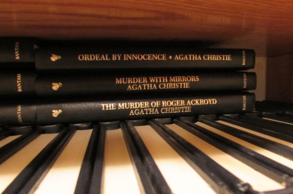 HUGE AGATHA CHRISTIE NOVEL COLLECTION WITH AUTOBIOGRAPHY