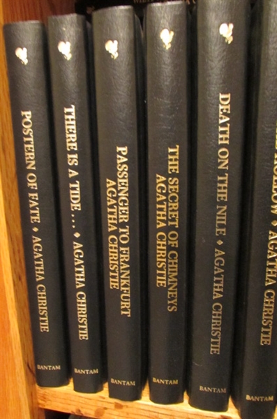 HUGE AGATHA CHRISTIE NOVEL COLLECTION WITH AUTOBIOGRAPHY