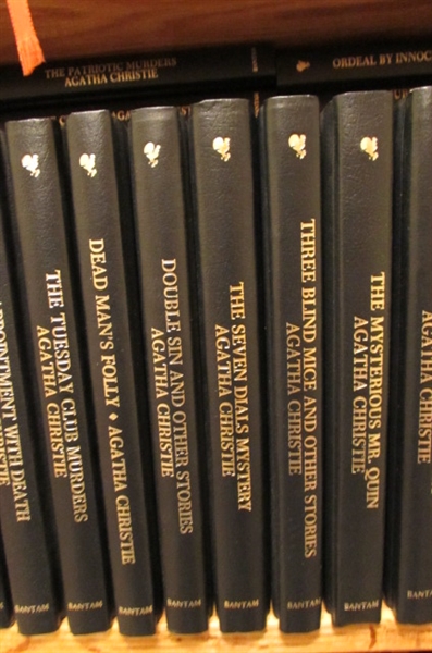 HUGE AGATHA CHRISTIE NOVEL COLLECTION WITH AUTOBIOGRAPHY