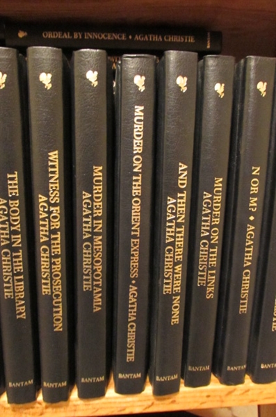 HUGE AGATHA CHRISTIE NOVEL COLLECTION WITH AUTOBIOGRAPHY