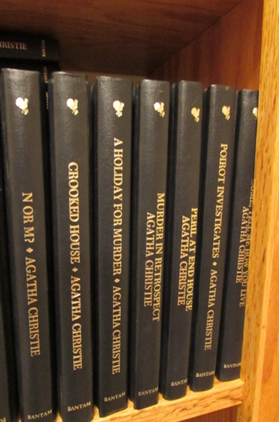 HUGE AGATHA CHRISTIE NOVEL COLLECTION WITH AUTOBIOGRAPHY