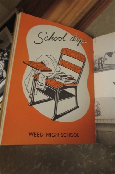 VINTAGE YREKA/SISKIYOU COUNTY 1950'S YEARBOOKS & MORE
