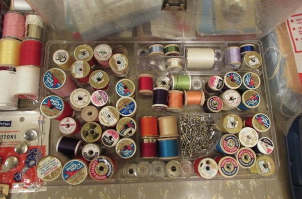 LARGE SEWING SUPPLY LOT