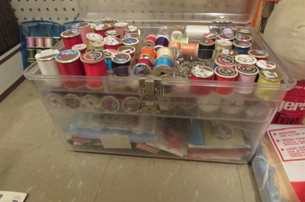 LARGE SEWING SUPPLY LOT