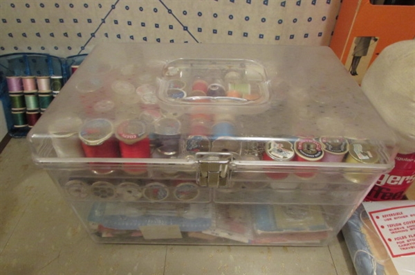 LARGE SEWING SUPPLY LOT
