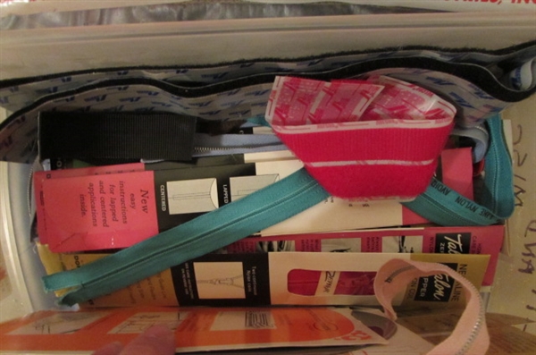 LARGE SEWING SUPPLY LOT