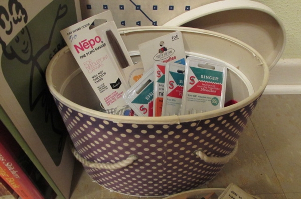 LARGE SEWING SUPPLY LOT