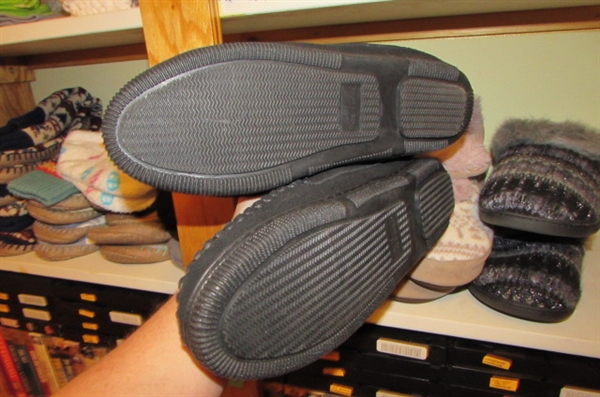 LADIES SLIPPERS & SLIPPER SOCKS