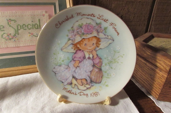 SMALL MOTHER'S DAY PLATES, EARRINGS, COASTERS & MORE