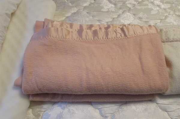 FULL SIZE BED WITH 'BROOKSTONE' WOODEN HEADBOARD
