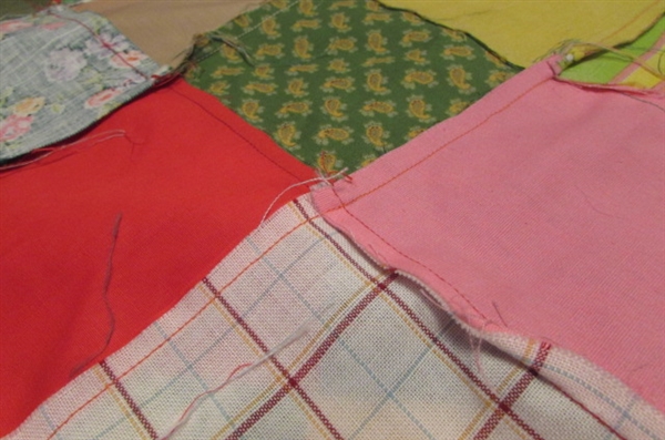 CRAZY QUILT TOP FOR FINISHING